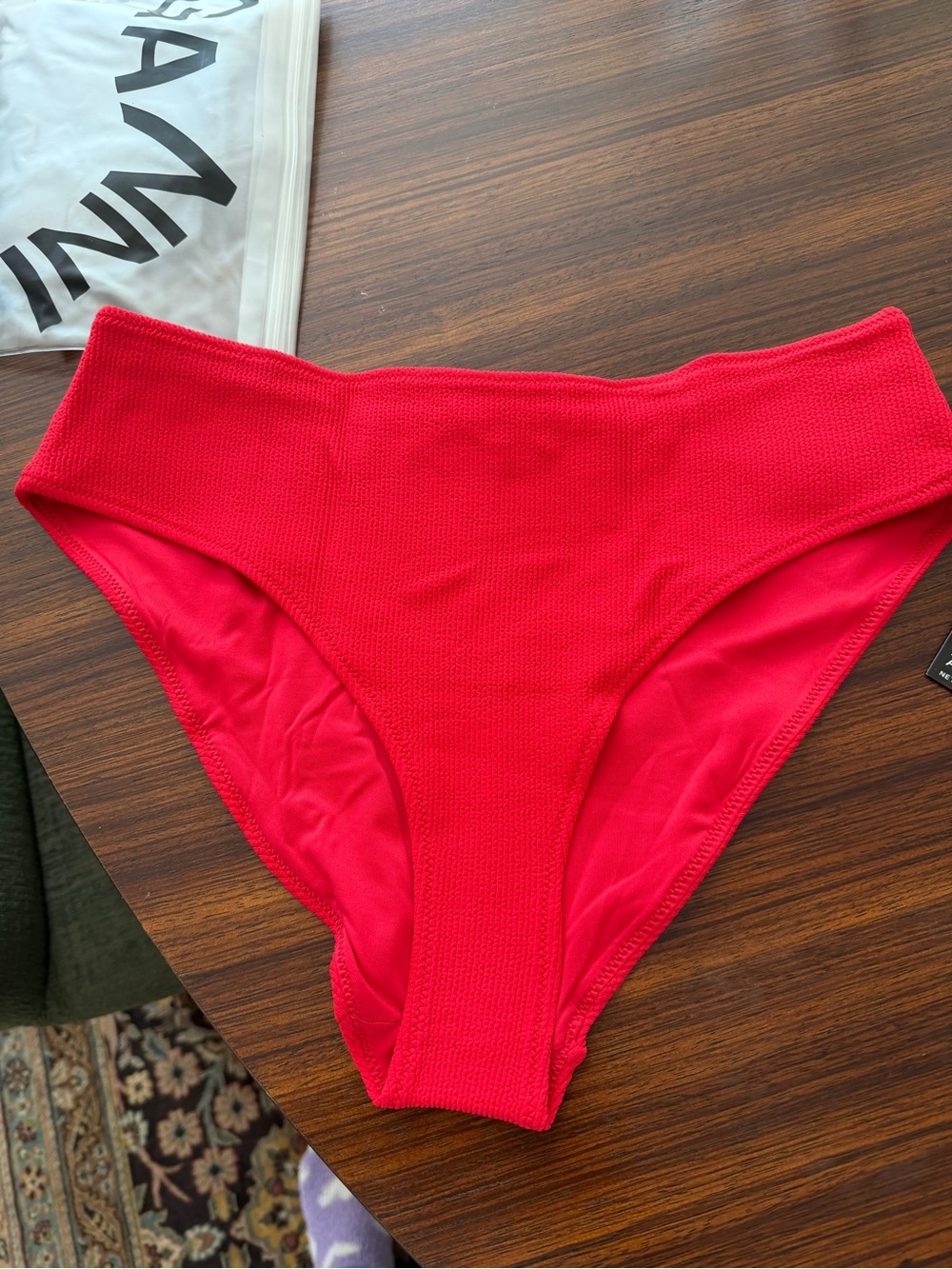 Ganni Red Bikini Bottoms - NWT